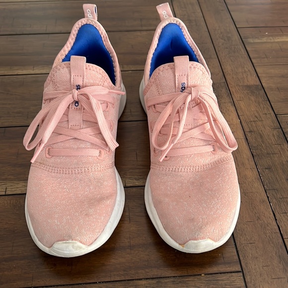 Adidas Pink Memory Foam Sneakers 8 - Picture 2 of 5